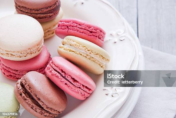 Macaroons Stock Photo - Download Image Now - Baked, Baked Pastry Item, Cake