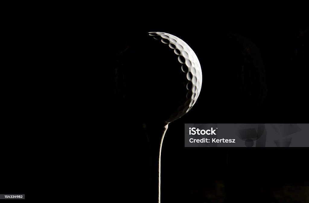 Pelota de Golf y en'T' - Foto de stock de Golf libre de derechos