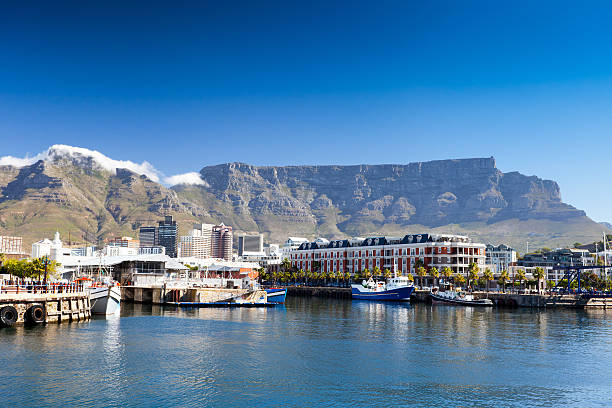 cape town v&a waterfront stock photo