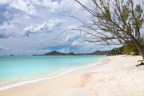 Beautiful tropical beach, Valley Church Beach, Jolly Harbour, Antigua and Barbuda