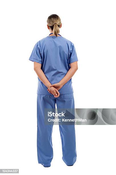 Medizinische Arbeiter Stockfoto und mehr Bilder von Rückansicht - Rückansicht, Krankenpflegepersonal, Medizinerkleidung