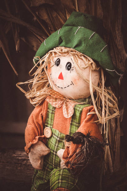 istock Children's Toy Scarecrown Doll 1543445632