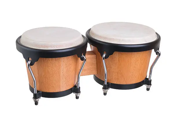 bongos on a white background