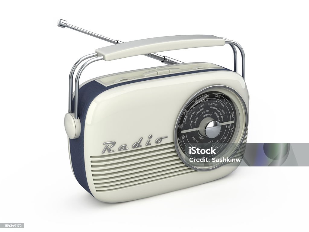 Retro radio - Foto de stock de 1960-1969 libre de derechos