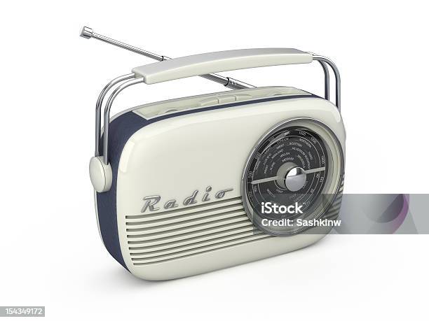 Retro Radio Foto de stock y más banco de imágenes de 1960-1969 - 1960-1969, Analógico, Anticuado