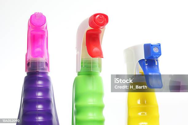 Detergents In Colored Bottles Stock Photo - Download Image Now - Care, Chemical, Chores