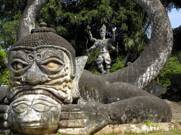 istock Sculptures in  Buddha Park, Vientiane Prefecture, Laos 1543527325