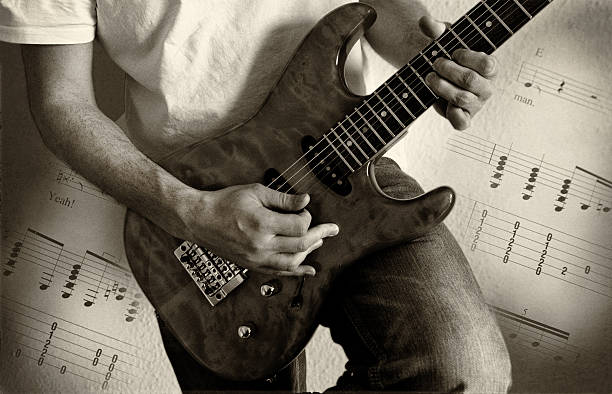 guitarman - musikant стоковые фото и изображения