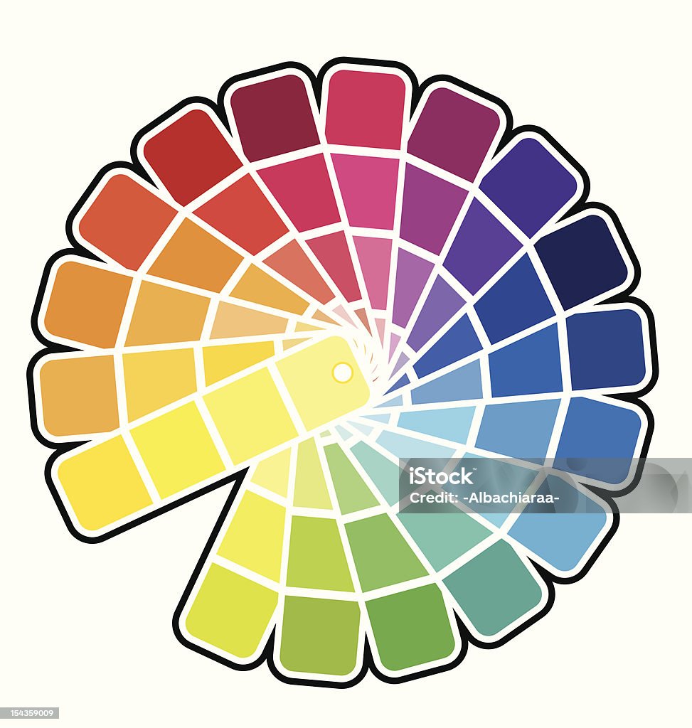 Przewodnik kolorów - Grafika wektorowa royalty-free (Druk)