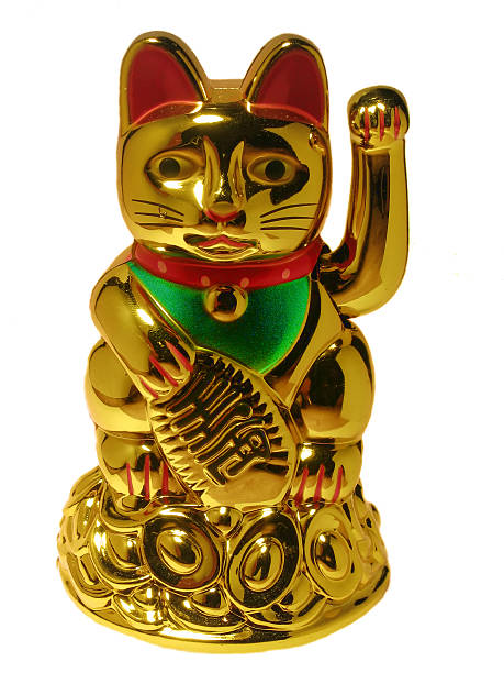 istock chinese lucky cat on white 154359476