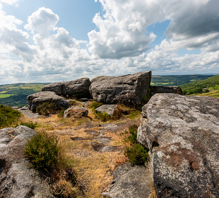 Landscape - Near Curbar Ridge, Peak District, Derbyshire, England