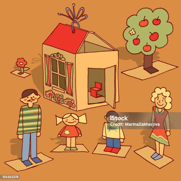 부품군 가족에 대한 스톡 벡터 아트 및 기타 이미지 - 가족, 나무, 낙엽수