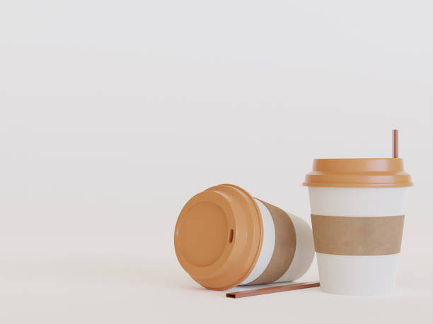 istock A brown-colored cup of coffee with a paper cover 3d render 1543641936
