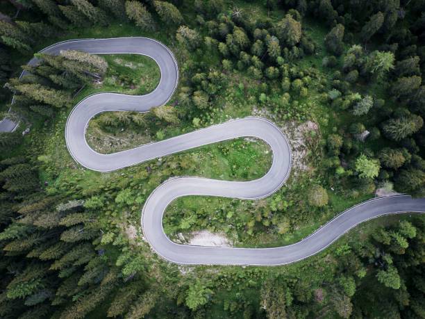 istock The Snake Road in the Dolomites 1543652318
