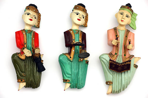istock Musicians of wood. 154370834