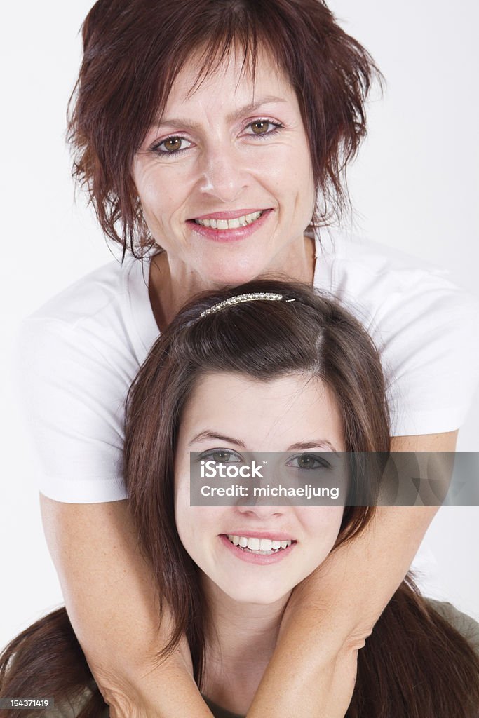 Mãe e teen Filha - Royalty-free Carinhoso Foto de stock