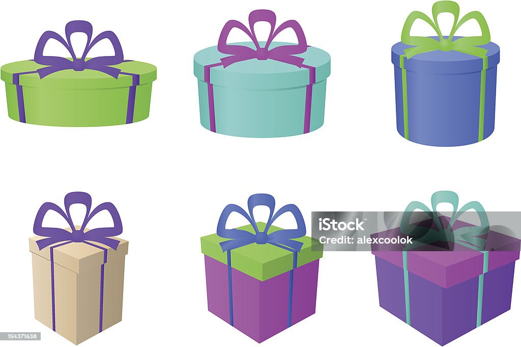 Colored Form Box Boxes Multicoloured Different Forms Stock Illustration - Download Image ...