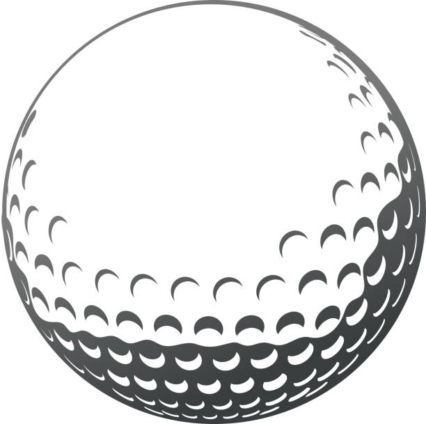 ilustraciones, imágenes clip art, dibujos animados e iconos de stock de pelota de golf - pelota de golf