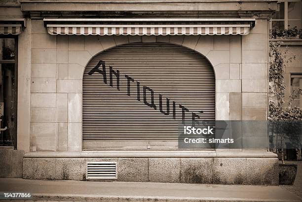 Antiques Shop Stock Photo - Download Image Now - Black And White, Business, History