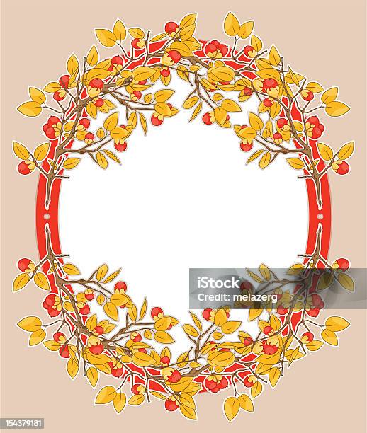 Berry Frame Stock Illustration - Download Image Now - At The Edge Of, Autumn, Backgrounds