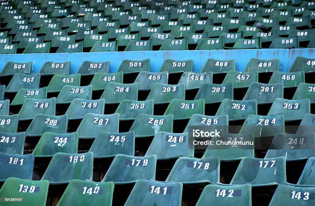Leeren Stadion Sitzplätze - Lizenzfrei Fotografie Stock-Foto