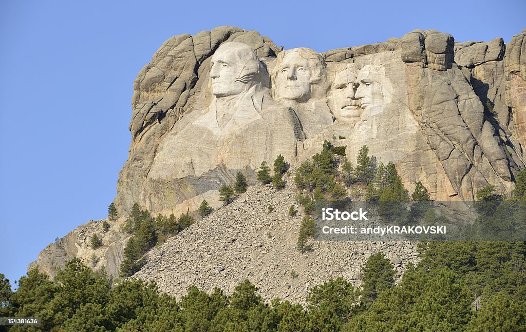 Monumento nacional del monte Rushmore, Dakota del Sur - Foto de stock de Abraham Lincoln libre de derechos