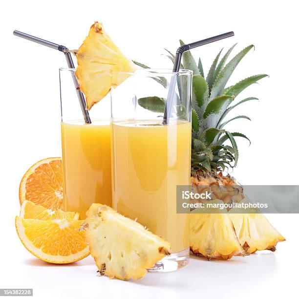 Fruit Juice Stock Photo - Download Image Now - Pineapple, Orange - Fruit, Orange Juice