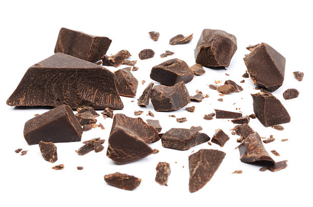 kawałki czekolady - chocolate chocolate shaving ingredient food zdjęcia i obrazy z banku zdjęć