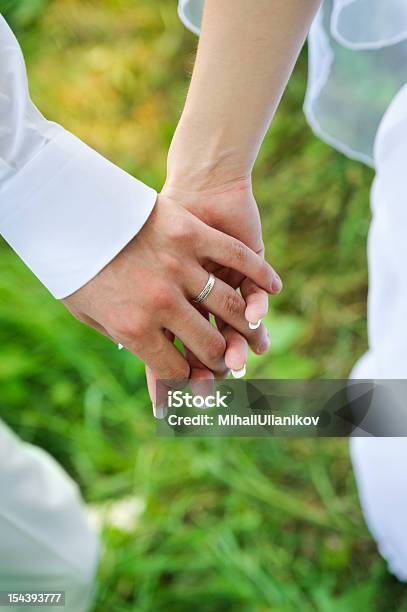 Bride And Groom To Hold Hands Family Love Stock Photo - Download Image Now - Adult, Adults Only, Affectionate