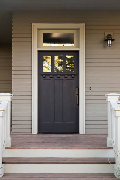 istock Front Door of an Upscale Home 154395719