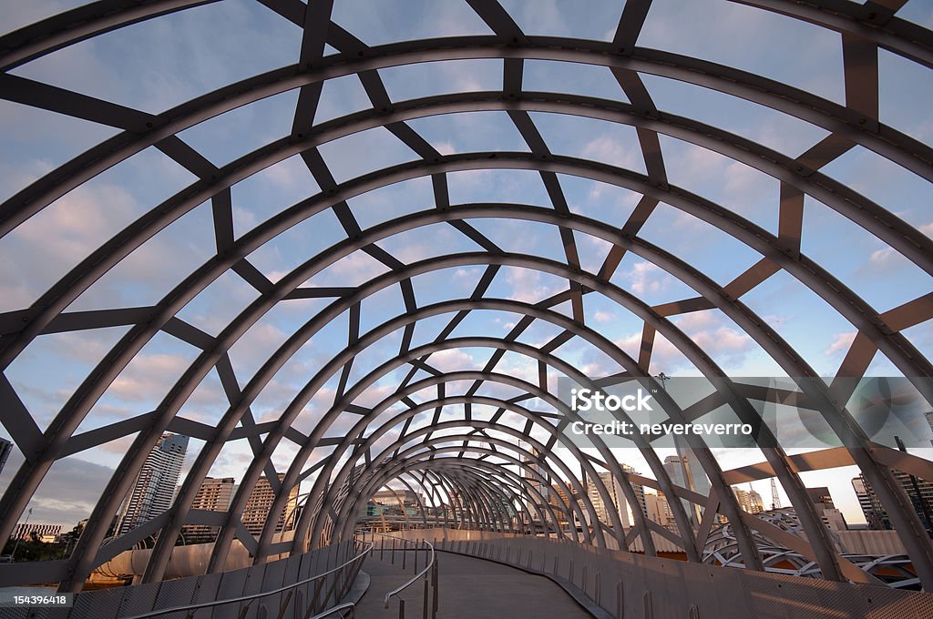 Famoso Webb Bridge em Melbourne, Victoria, Austrália - Foto de stock de Melbourne - Austrália royalty-free
