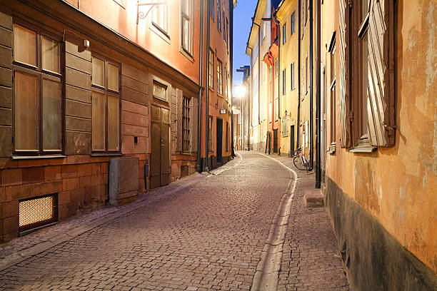 night stockholm - gamla stan stockholm bildbanksfoton och bilder