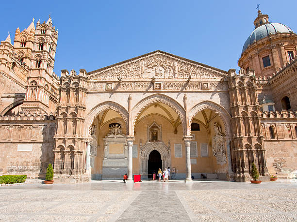 istock gateway of Cathedral in Palermo 154399871