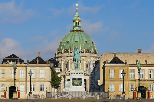 Paris, France - May 2019: Versailles palace in Paris suburbs