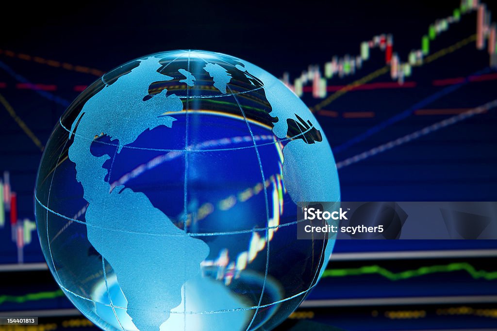 Finanças globais - Foto de stock de Comunicação Global royalty-free