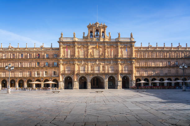 Plaza Mayor Square - Salamanca, Spain stock photo
