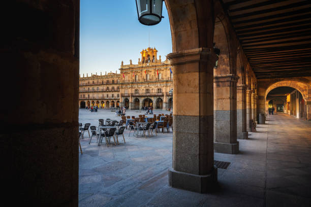 istock Plaza Mayor Square Arcade - Salamanca, Spain 1544035555