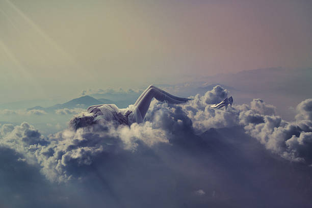 doce de baunilha céu - dreams cloud angel heaven imagens e fotografias de stock