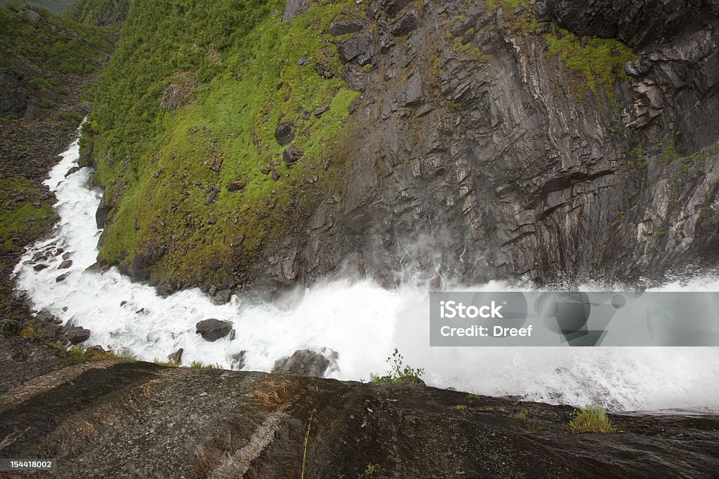 Norwegische Wasserfall - Lizenzfrei Bach Stock-Foto