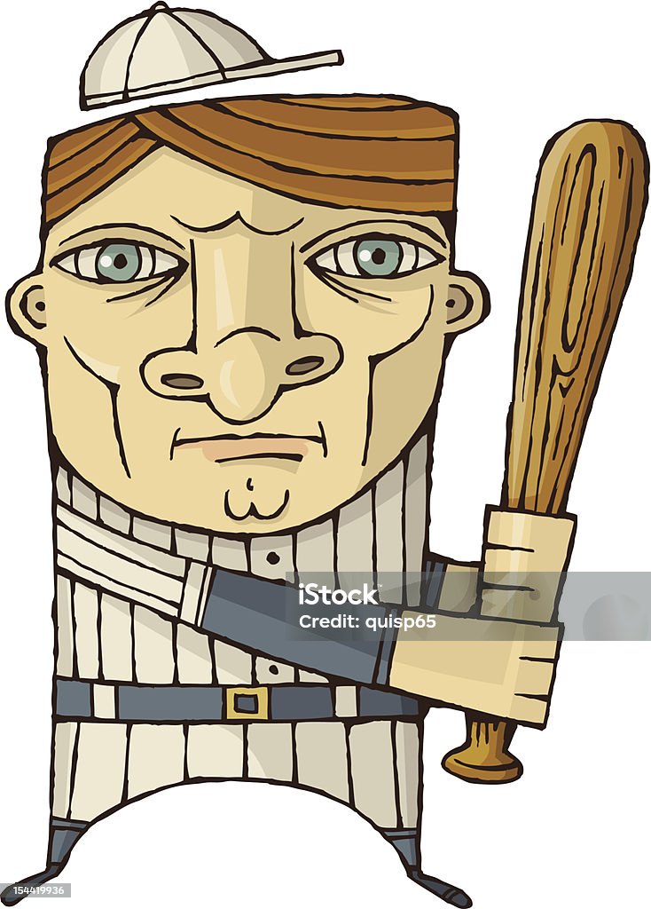 Slugger Vector Slugger Stock Illustration - Download Image Now - Adult, Athlete ...