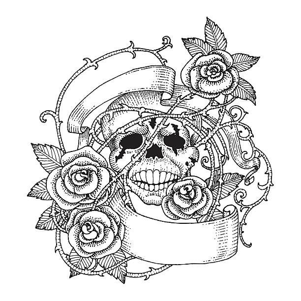 Gun Roses Flag Coloring Pages Guns And Roses Coloring Pages