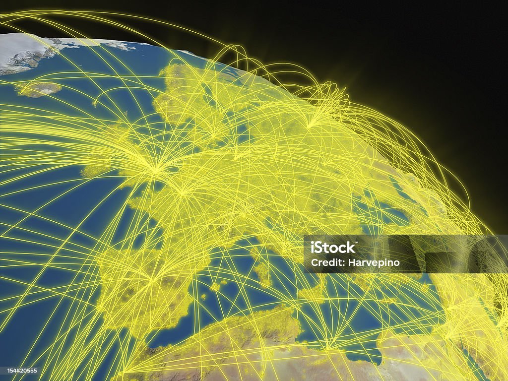 ヨーロッパ接続 - 3Dのロイヤリティフリーストックフォト