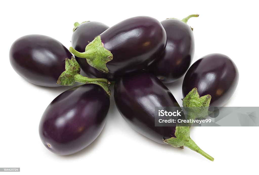 Eggplants - Foto de stock de Berenjena - Vegetal libre de derechos