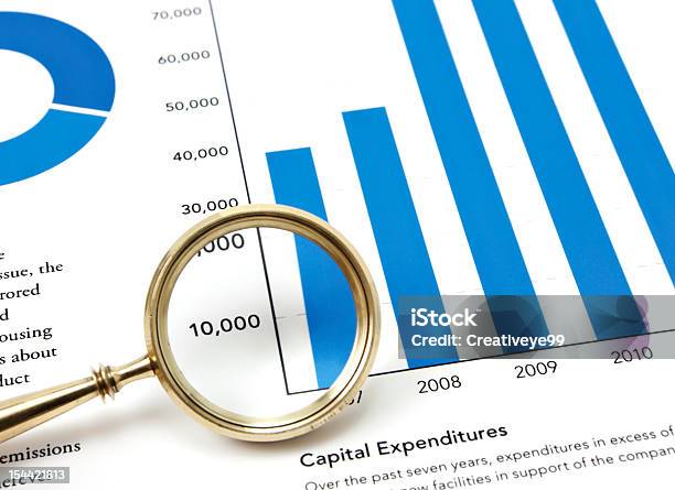 Financial Data Stock Photo - Download Image Now - Analyzing, Business, Close-up