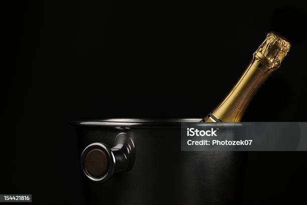 Champagne Is Ready Stock Photo - Download Image Now - Champagne, Bottle, Black Color