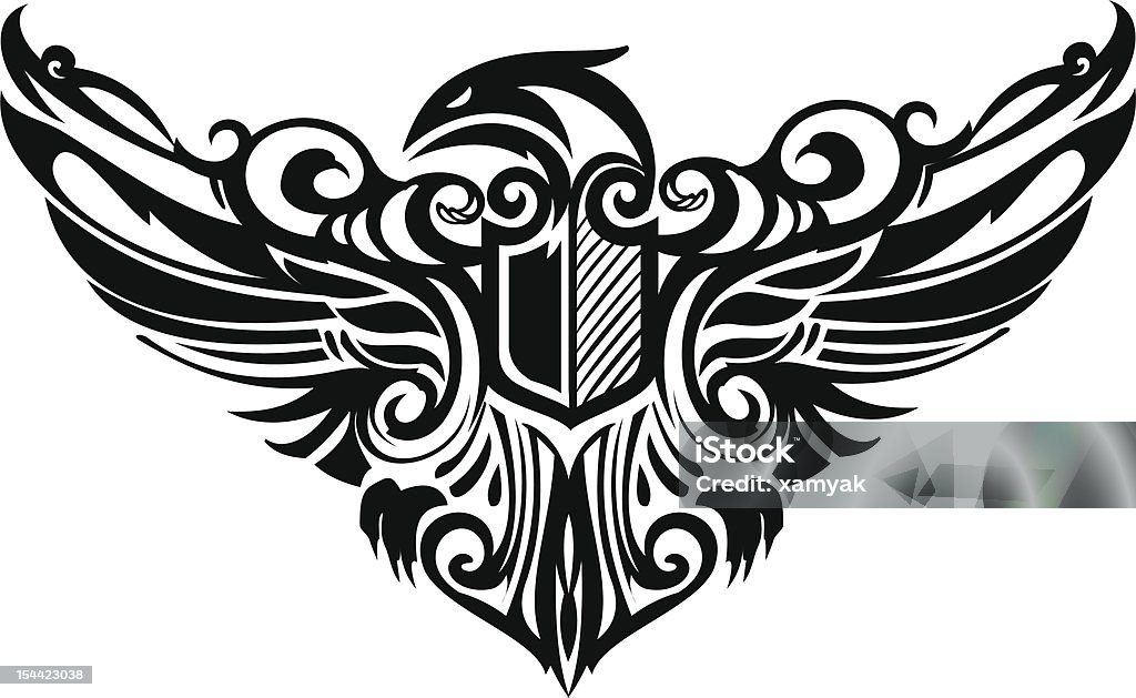 Eagle - clipart vectoriel de Abstrait libre de droits