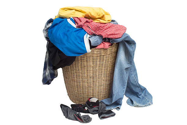 istock The clothes are not washed. 154424333