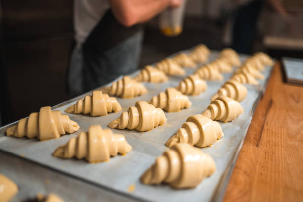 istock Croissants Proofing On A Baking Trays 1544267200