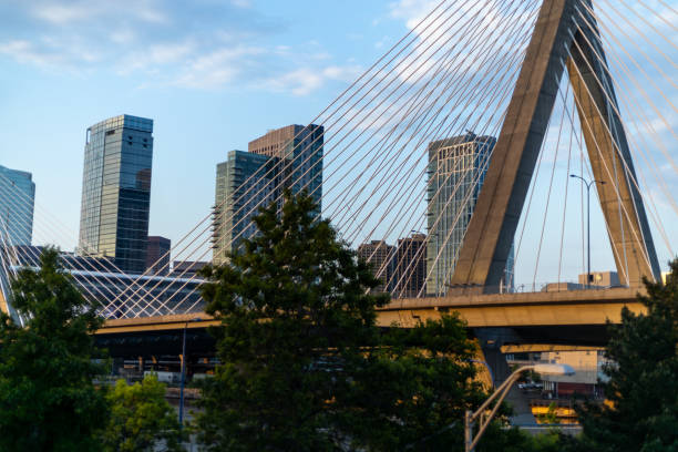 istock Bridge in Downtown with cityscapes 1544362668