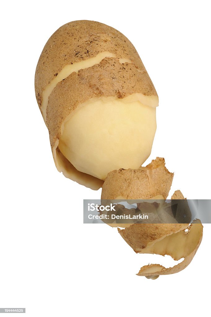 Batata com a pele. - Royalty-free Amarelo Foto de stock